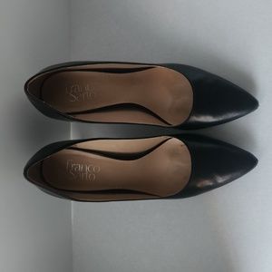 MAKE ME AN OFFER! Franco Sarto Leather Size 8.5 pumps 3.5" heel